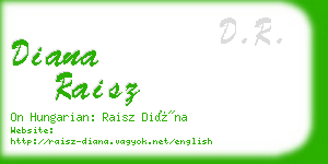 diana raisz business card